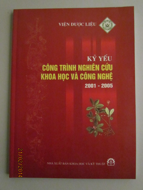 KỶ YẾU CÔNG TRÌNH NGHIÊN CỨU KH VÀ CN 2001 - 2005