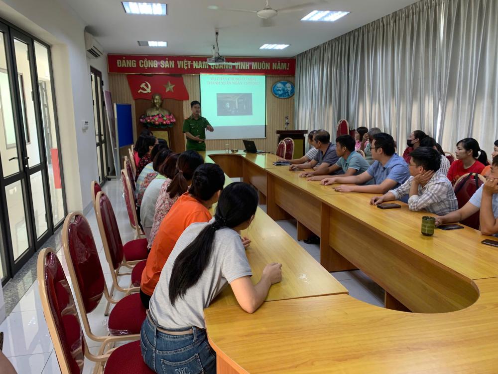 TẬP HUẤN CÔNG TÁC PHÒNG CHÁY CHỮA CHÁY NĂM 2024
