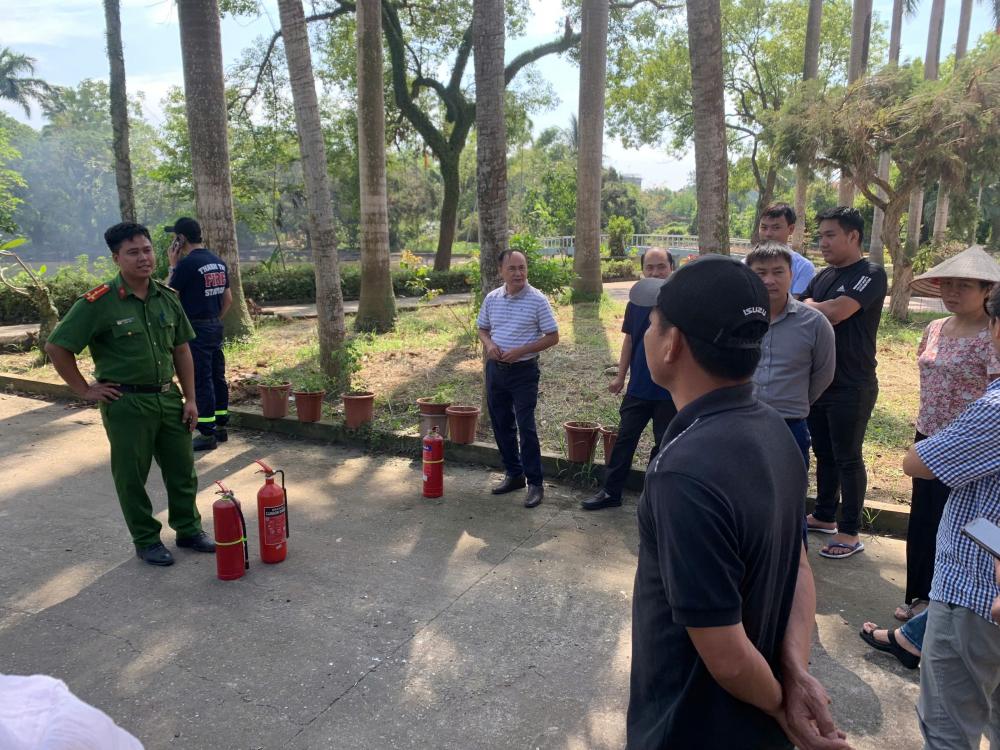 Tập huấn công tác phòng cháy, chữa cháy năm 2025